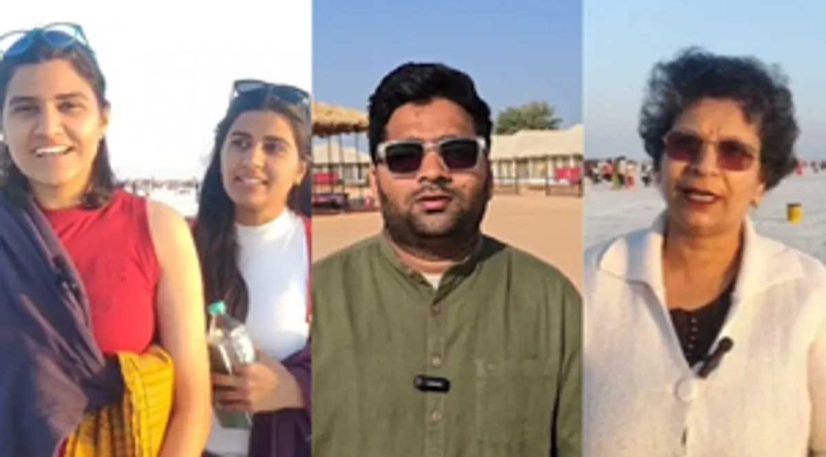 पीएम मोदी की अपील के बाद नए साल पर कच्छ में रण उत्सव देखने उमड़ी सैलानियों की भीड़